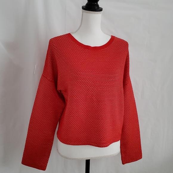 Theory Tamrist Striped Knit long sleeve Sweater sz Med - Picture 3 of 11